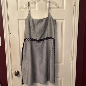 ABS Allen Schwartz Black and White Mini Dress